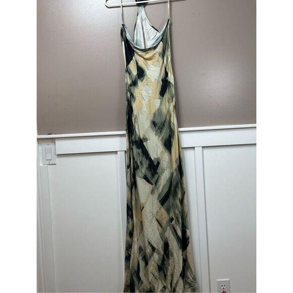 NWOT Let Me Be Anthropologie Halter Abstract Maxi Dress Women's Small - Picture 12 of 13